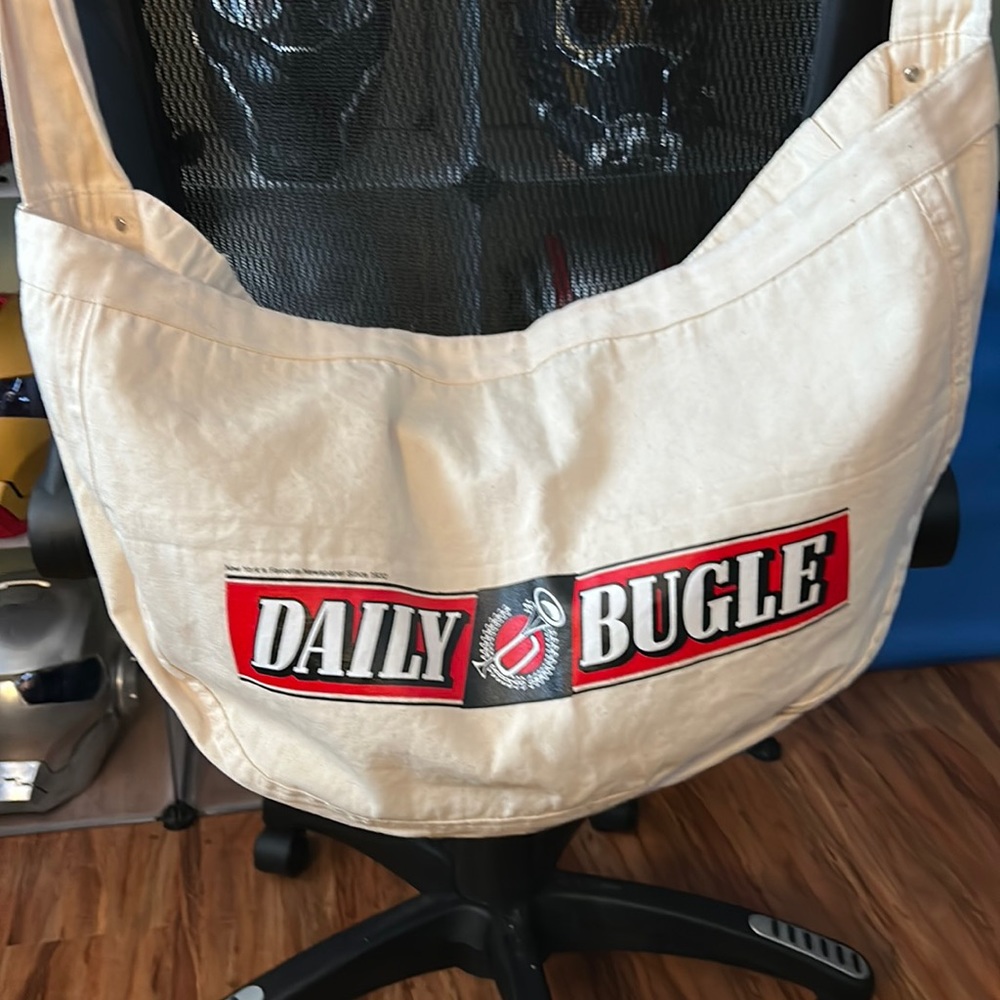 Rare Spider-Man III daily bugle newspaper bag.